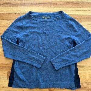 Title Nine Slack Tide Sweater in Blue Size Medium